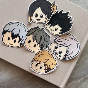 HQ!! Volleyball Boys Sticker Set