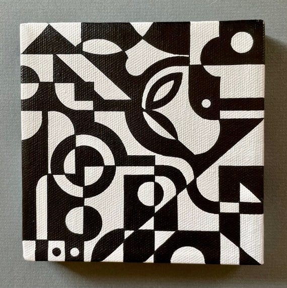 Geometric Shapes In Art Black And White
