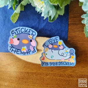 Aufkleber Sammler Taube Aufkleber Set, süßer Vogel Aufkleber, Meme Aufkleber, Kawaii Aufkleber, niedliches Geschenk für Happy Mail, Notizbuch, Laptop