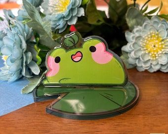 Froggy Standee, Cute Acrylic Standee, Frog Art, Gift Ideas, Cute Animals