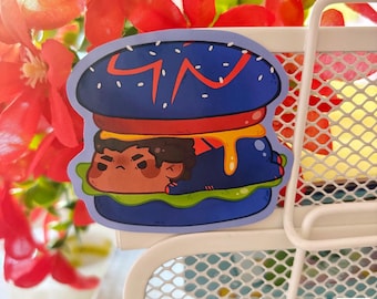Miggy Burger Magnet //  Cute Movie Magnet, Gifts, Happy Mail, Fridge Magnet