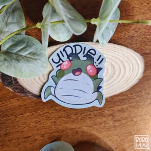 Adesivi per insetti accumulatori, adesivi Yippie carini, adesivi meme, adesivi kawaii, regalo carino per posta felice, quaderno, laptop