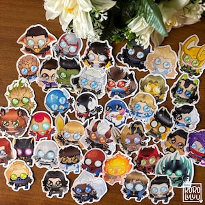 Pacchetti di adesivi Rivals OwO, adesivi di gioco carini, adesivi meme, adesivi kawaii, regalo carino per posta felice, quaderno, laptop