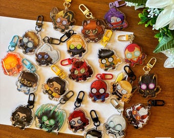 PREORDER Rivals Duelists OwO Keychains // Cute Acrylic Keychain, Game Keychain, Gift Ideas, Cute Animals