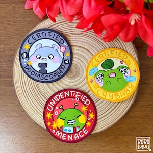 Certified Sticker Set 1 // Cute  Sticker, Meme Sticker, Animal Sticker, Cute Gift for Happy Mail, Notebook, Laptop