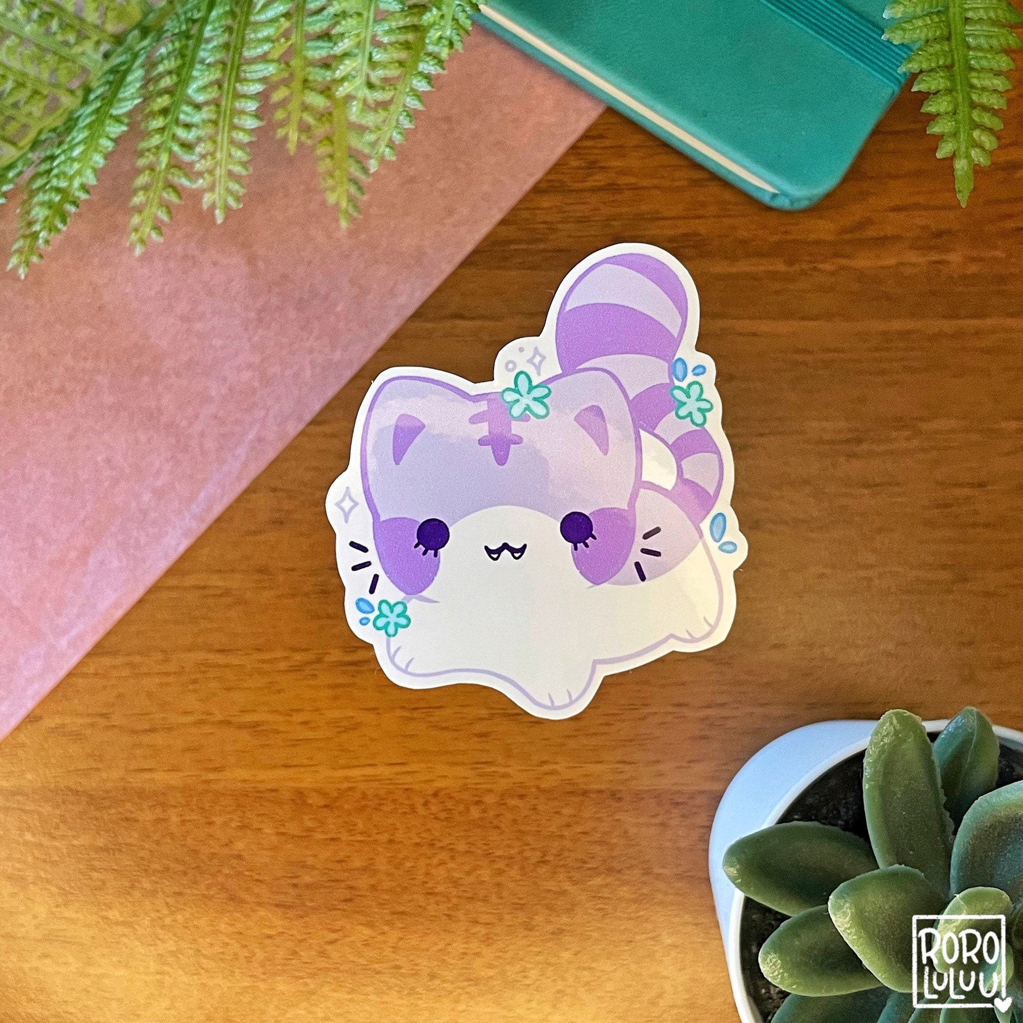 Pastel Kittens Sticker Set, Cute Cat Sticker, Meme Sticker, Kawaii ...