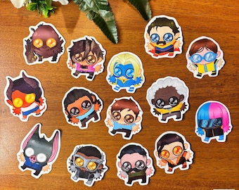 Dispatch OwO Stickers, Cute Game Sticker, Meme Sticker, Kawaii Sticker, Cute Gift for Happy Mail, Notebook, Laptop