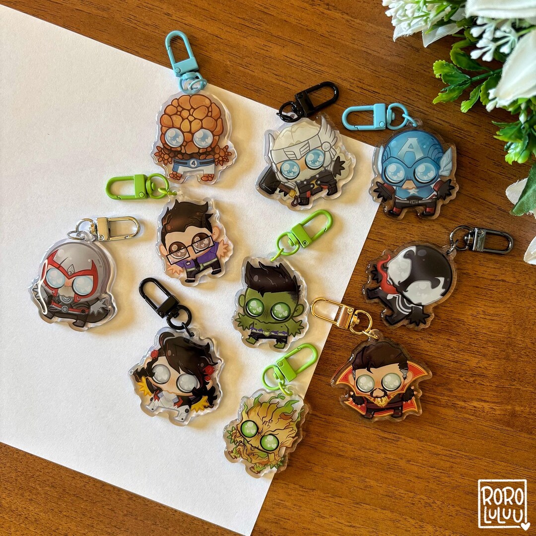 Rivals Vanguards Owo Keychains // Cute Acrylic Keychain, Game Keychain ...