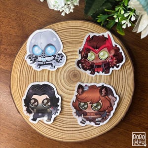 Rivals OwO Sticker Set 4, Adesivo di gioco carino, Adesivo meme, Adesivo kawaii, Regalo carino per posta felice, Quaderno, Computer portatile