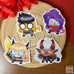 Ensemble d'autocollants Rivals OwO, jeu mignon, autocollant meme, autocollant kawaii, cadeau mignon pour Happy Mail, ordinateur portable, ordinateur portable