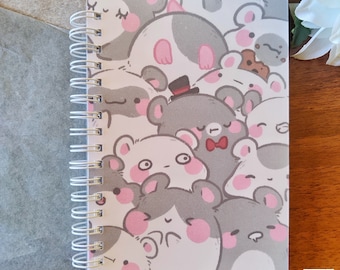 Stickerboek voor hamsters // Leuk stickerboek voor hamsters, boek voor het verzamelen van stickers, herbruikbaar stickerboek voor cadeaus