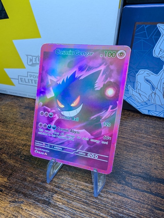 Custom Cosmic Gengar Pokmon Card - Etsy