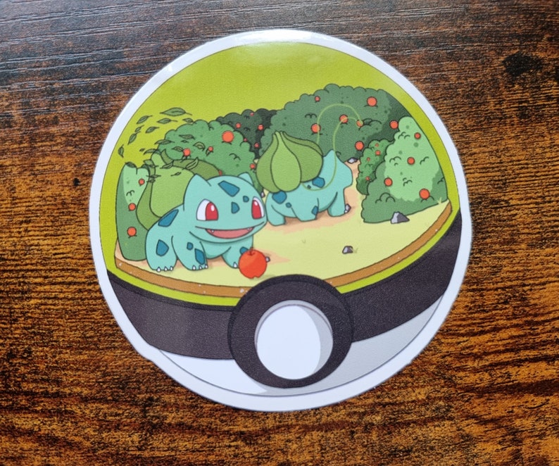 Bulbasaur, Charmander and Squirtle Stickers - Etsy
