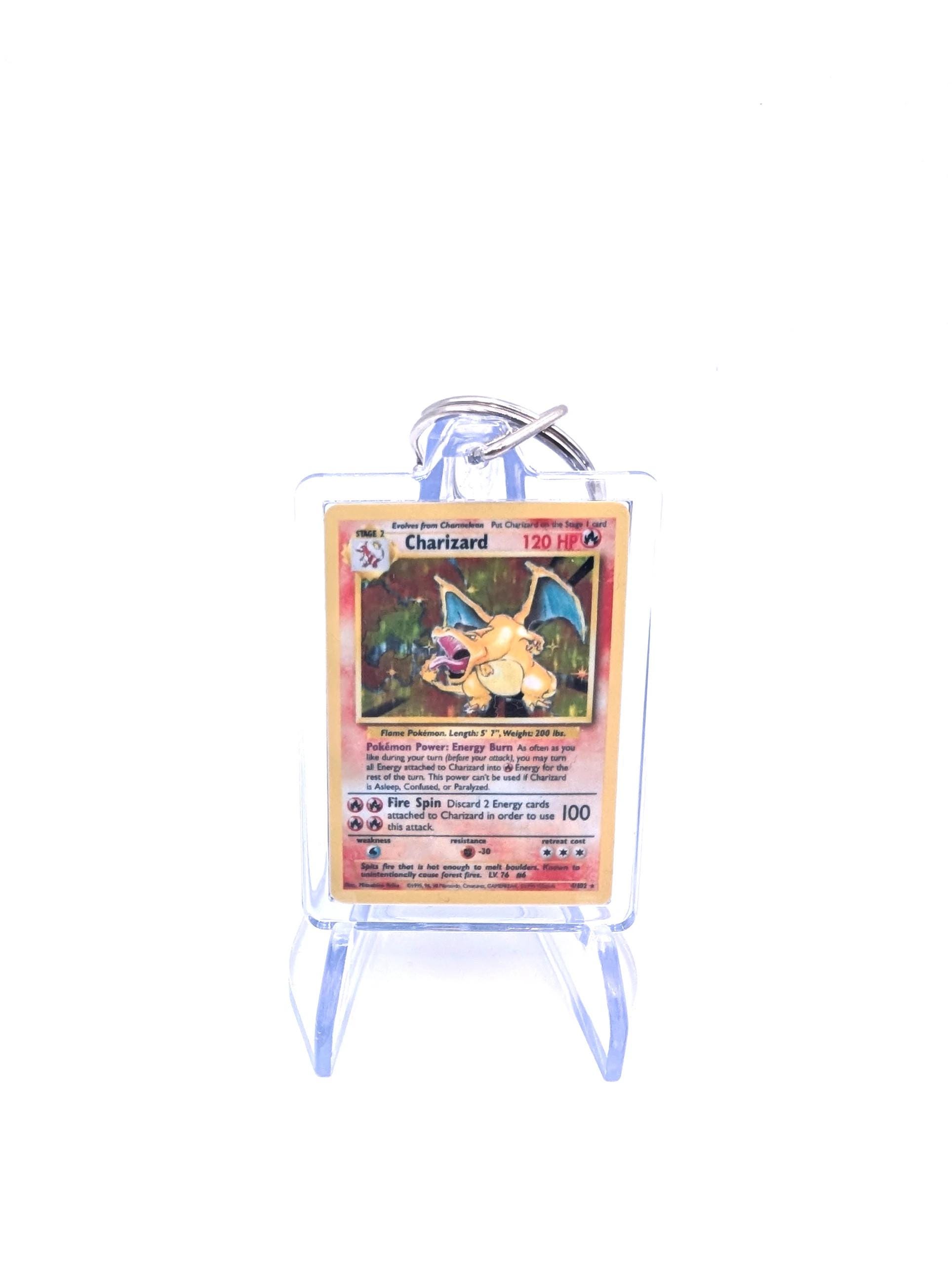 Porte-clés pour cartes Pokémon Coffret de base Dracaufeu