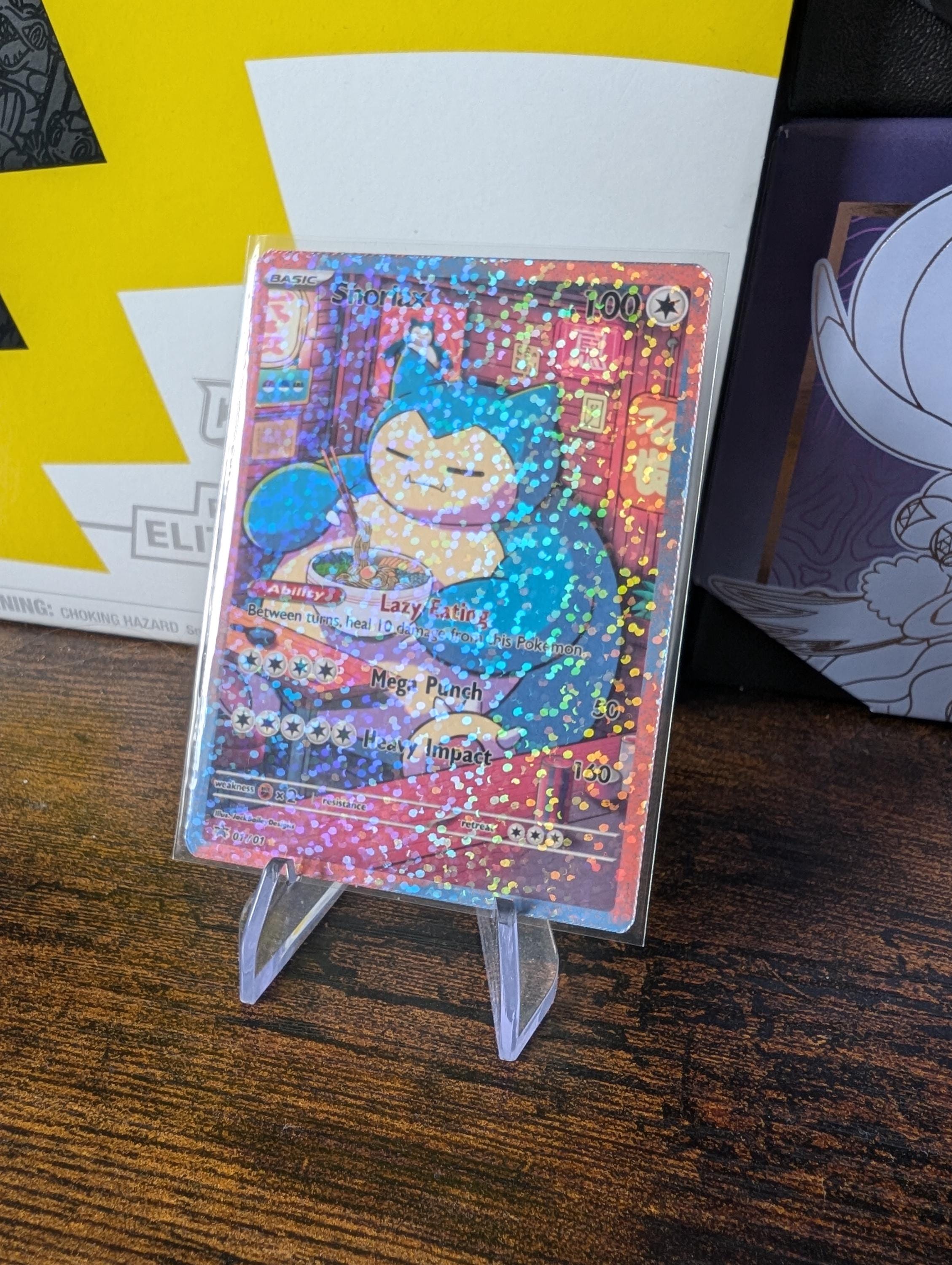 Snorlax Custom Pokemon Card - Etsy