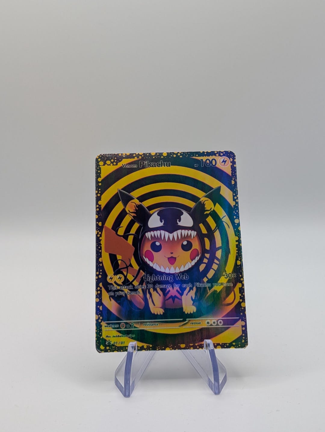 ルチア Custom Venom Pikachu Cosplay Pokémon Card - Etsy