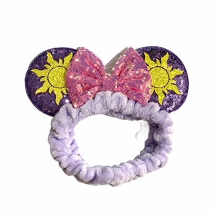 Princess Rapunzel silky soft ears headband