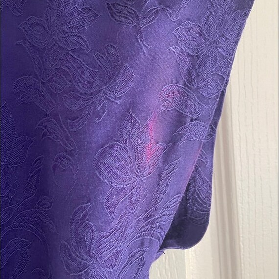 VINTAGE Sarah Taylor 80s era dress purple - image 5