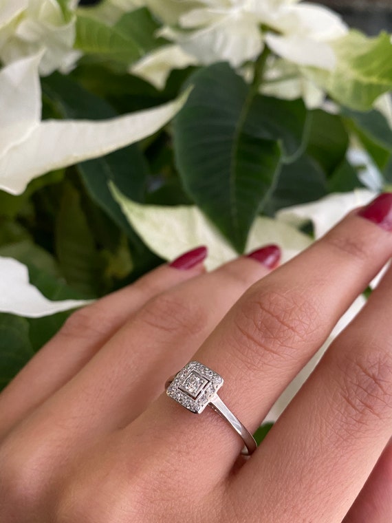 Antique diamond ring