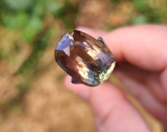 Enormous Mystique all natural Oregon sunstone.   8.43ct. Perfect gift for her, custom ring, custom pendant, anniversary gift, birthday gift