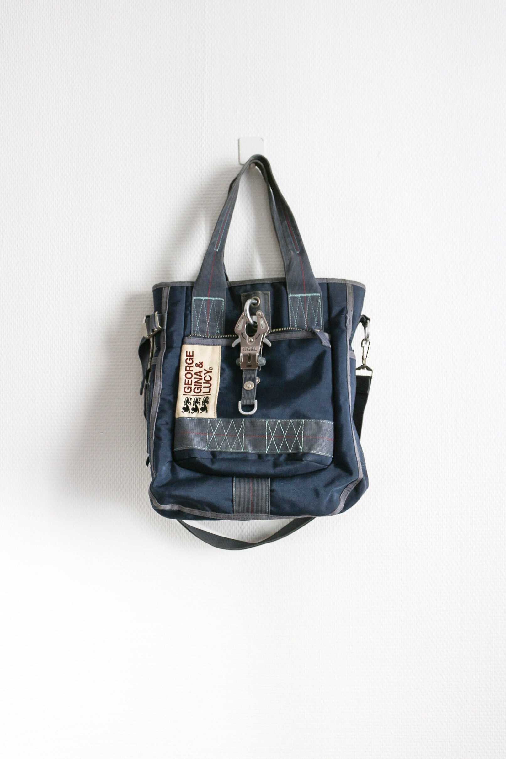 George Gina & Lucy Bag in Blue-grey Colour With Shoulder