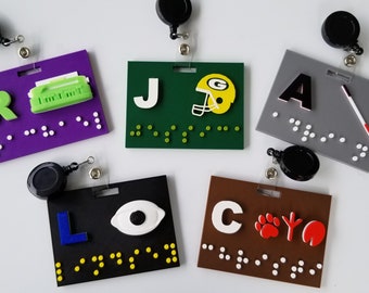 Tactile Braille Name Badges