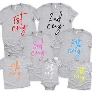 Cousin Crew Matching T-Shirts: Family Reunion Shirts