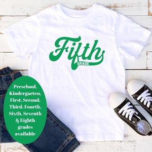 Fifth Grade Shirt, First Day Of School Shirt, 5th Grade Teacher Shirt, Back to School Tee, Hello Fifth Grade Shirt, Back to School Tee Shirt