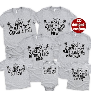Funny Family Vacation Shirts: Matching Summer Trip Tees - Custom 2025