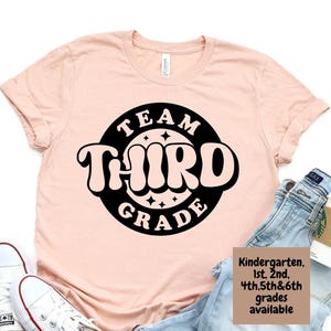 Team Third Grade Shirt, Third Grade Teacher Shirt, First Day Of School Shirt, Back to School Tee, Hello Third Grade Shirt, 3rd grade T-shirt