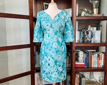 Vintage 1950s-1960s Union Made Saks Fifth Avenue Wiggle Dress