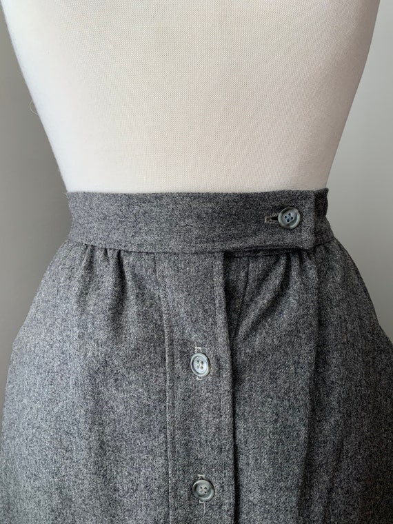 Vintage 1980s High-Waisted Skirt - image 2