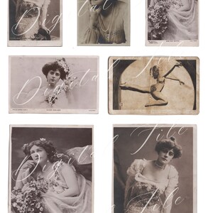 Hoja digital de escritura y carta vintage / Scrapbooking / Diario basura / efímera imprimible / documentos de diario / documentos digitales / carta