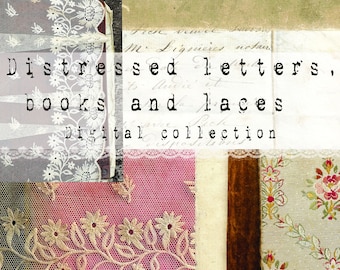 New collection Distressed roses/digital/Scrapbooking/Junk journal /printable ephemera/journal papers/digital papers/vintage wallpaper