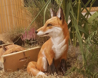 Fox in Ceramic and glazes