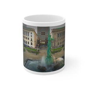 Fountain Of Eternal Life, Cleveland Ohio Ceramic Mug 11oz
