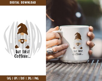 Free Free 277 Coffee Gnome Svg SVG PNG EPS DXF File