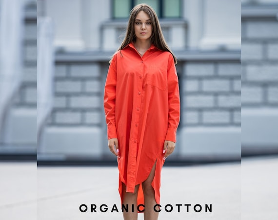 bright orange shirt dress closra Women's Burnt Orange French Retro Shirt Dress,Summer Boho 3D Floral Print V-Neck Short Dresses,Tea Party Vacation Outfits With 3/4 Sleeves & Belted