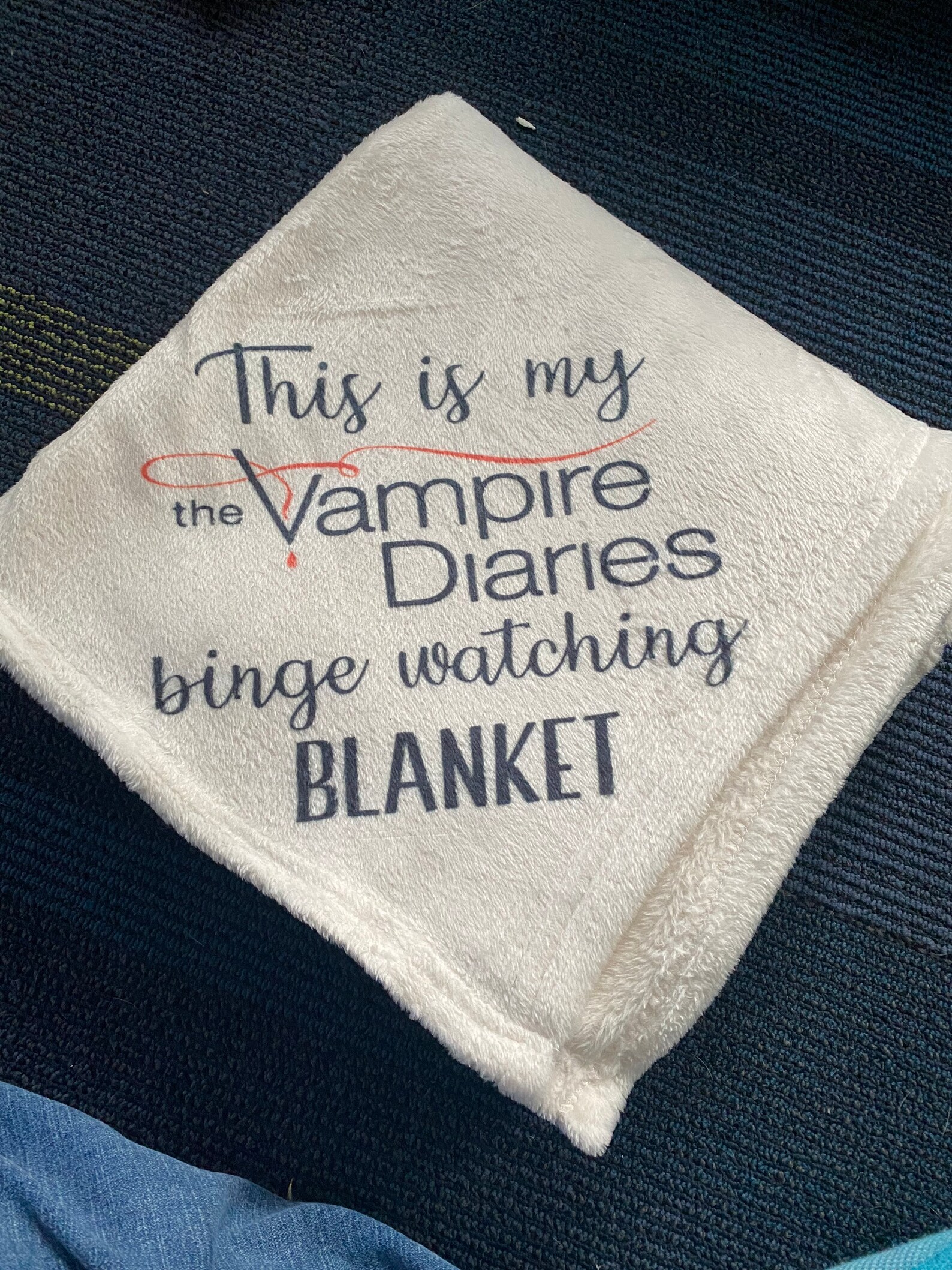 Vampire Diaries Watching Blanket Etsy