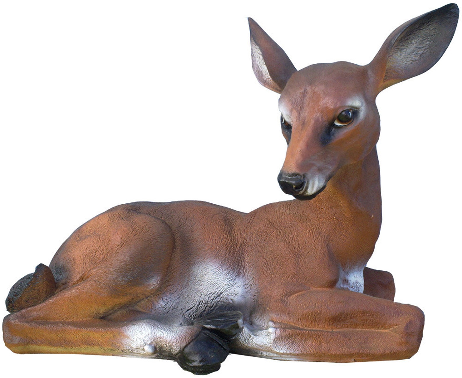 Lying Deer Statue Deer Resin Statue Outdoor Garden Statue Etsy