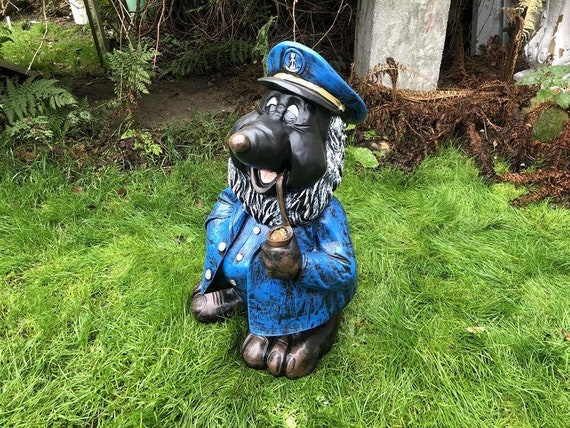 Mole Smokes Pipe Sailor Resin Statue Garden Mole Smokes Pipe Sailor Resin, Sailor Garden Statue
