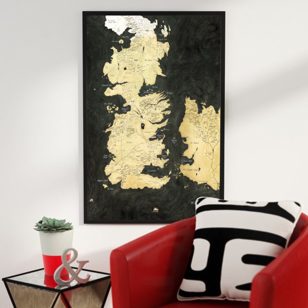 Westeros Map - Etsy
