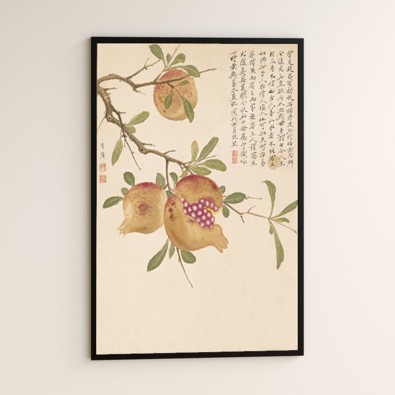 Chinese Painting, Chinese Art, Wall Prints, Chinese Wall Art, Nature