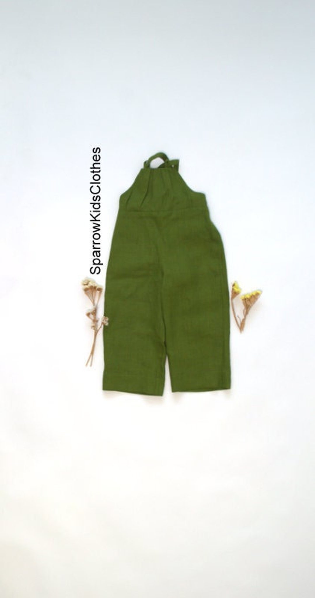 Baby Linen Overalls Baby Boy Overalls Organic Baby Clothes Linen Baby