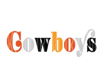 OKLAHOMA Cowboy SVG file