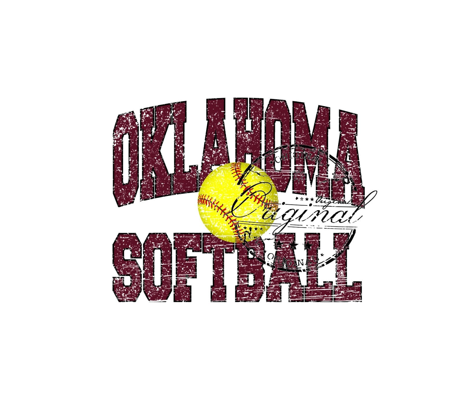OKLAHOMA SOFTBALL Png File for Sublimation Tshirts Hoodies Etsy