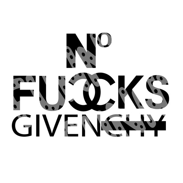 No Fucs given SVG and PNG file Funny Witty sublimation