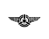 PILOT PROPELLER WINGS SvG File