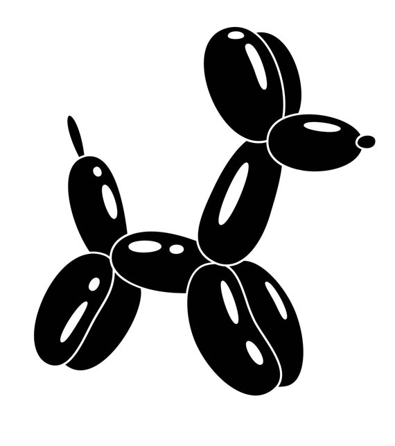 BALLOON DOG Svg File Etsy Hong Kong