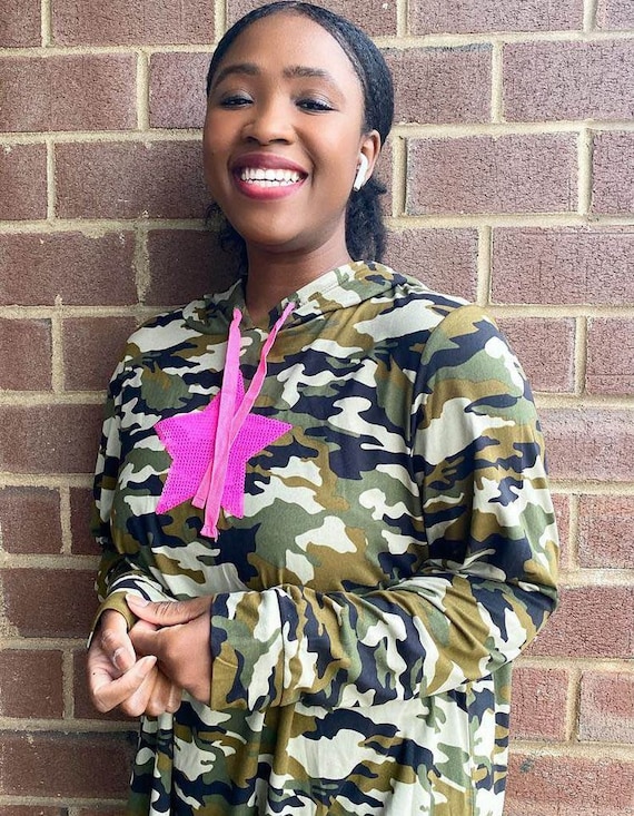Army top print sweatshirt